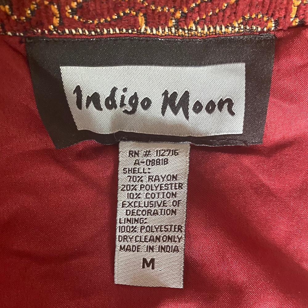 Velvet Embroidered Patchwork Jacket - image 8